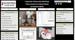 Desktop Screenshot of electronbeamtherapy.com